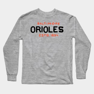 Baltimore Orioleeees 07 Long Sleeve T-Shirt